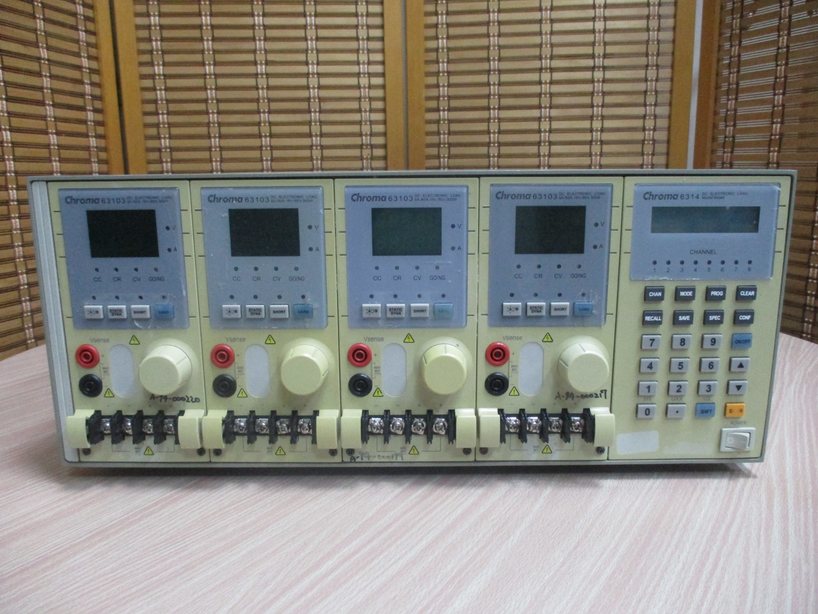 【Kang Rong Scientific】Chroma 6314+63103*4 80V/60A/300W*4 DC Electronic Load