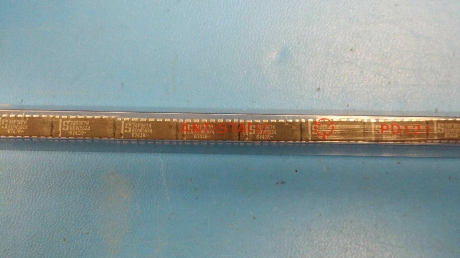 (5 PCS) 74F367N SIGNETICS/PHILIPS IC BUFFER DVR HEX N-INV 16DIP
