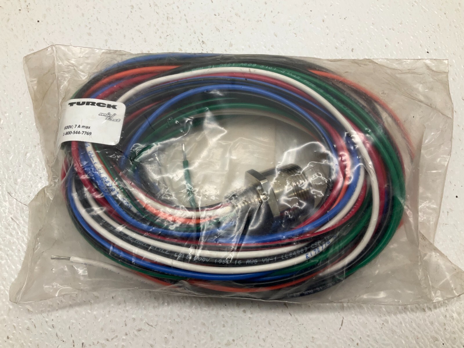 Turck RSF 126-2M/14.5/NPT Mini Fast Cordset Connector U0970-21 New (TSC)