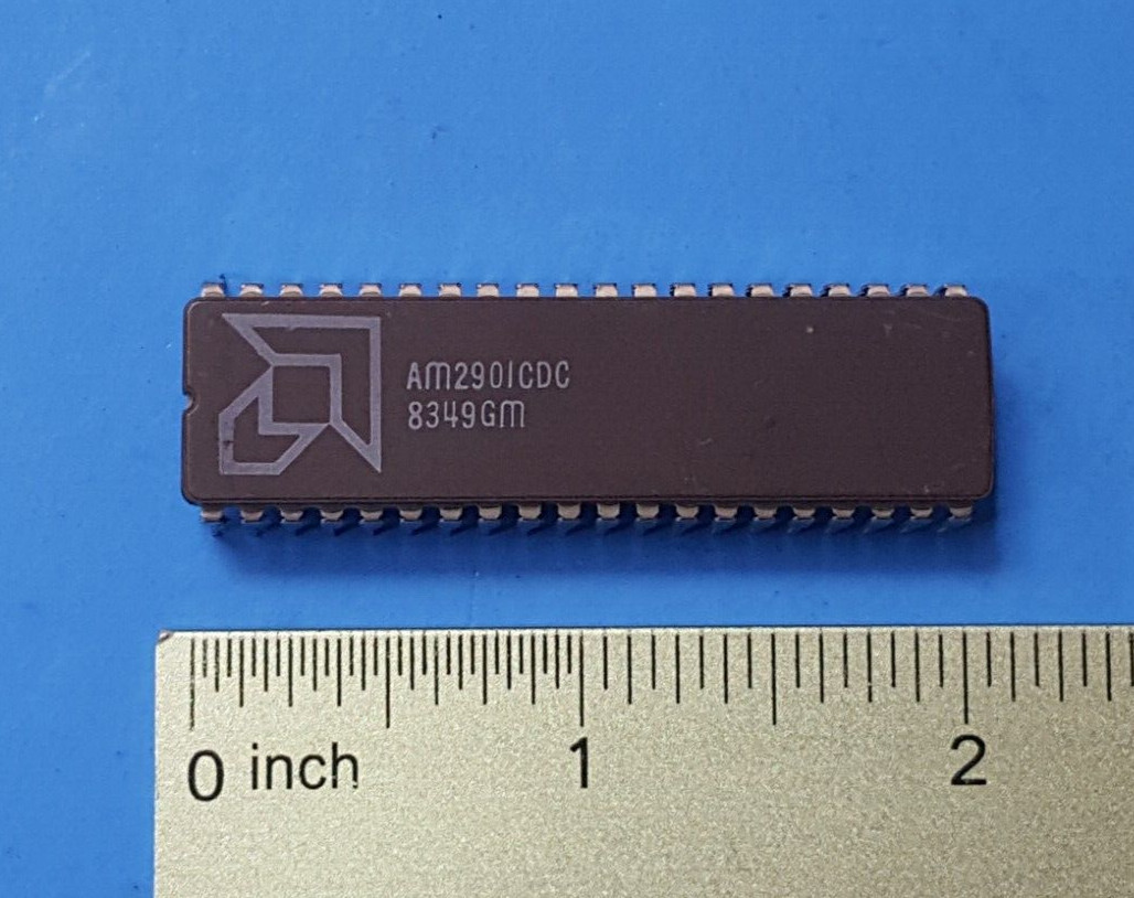 IC, Microprocessors, Bit-Slice Processor, 4-Bit, TTL, CDIP40, AMD, AM2901CDC