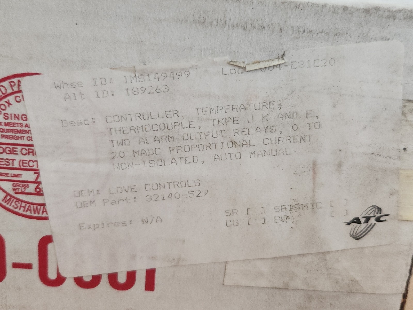 *NEW* Dwyer Love Controls 321-SP1-SP2-529 Temperature Controller Self Tune Plus