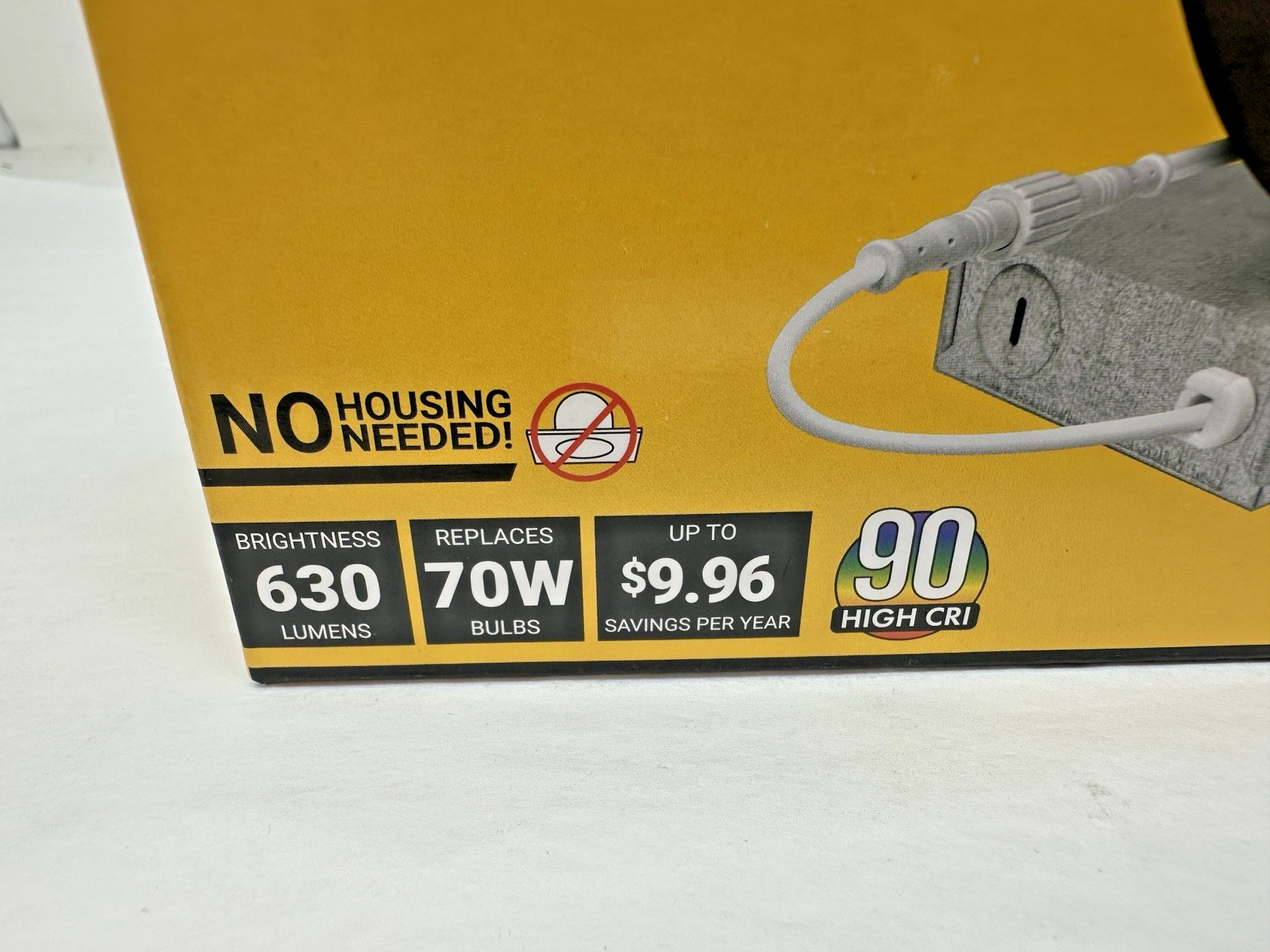 NEW NUWATT 4” LED Bronze Round Canless Downlight 9 Watt Dimmable Indoor/Outdoor