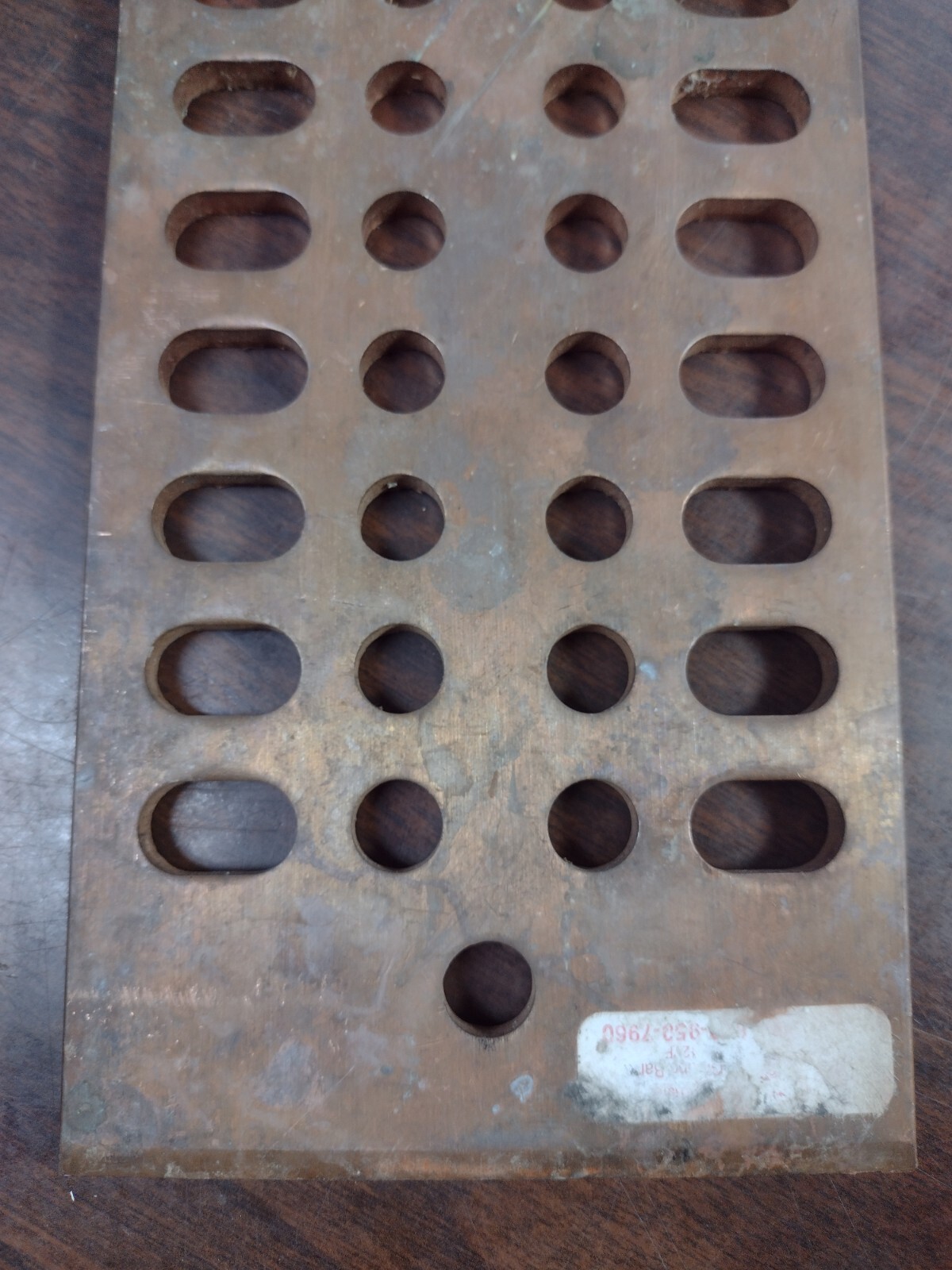 allG COPPER GROUND BAR 1/4″ x 4″ x 12″ BUSBAR 3/8″ STUD HOLES NEW NO BOX