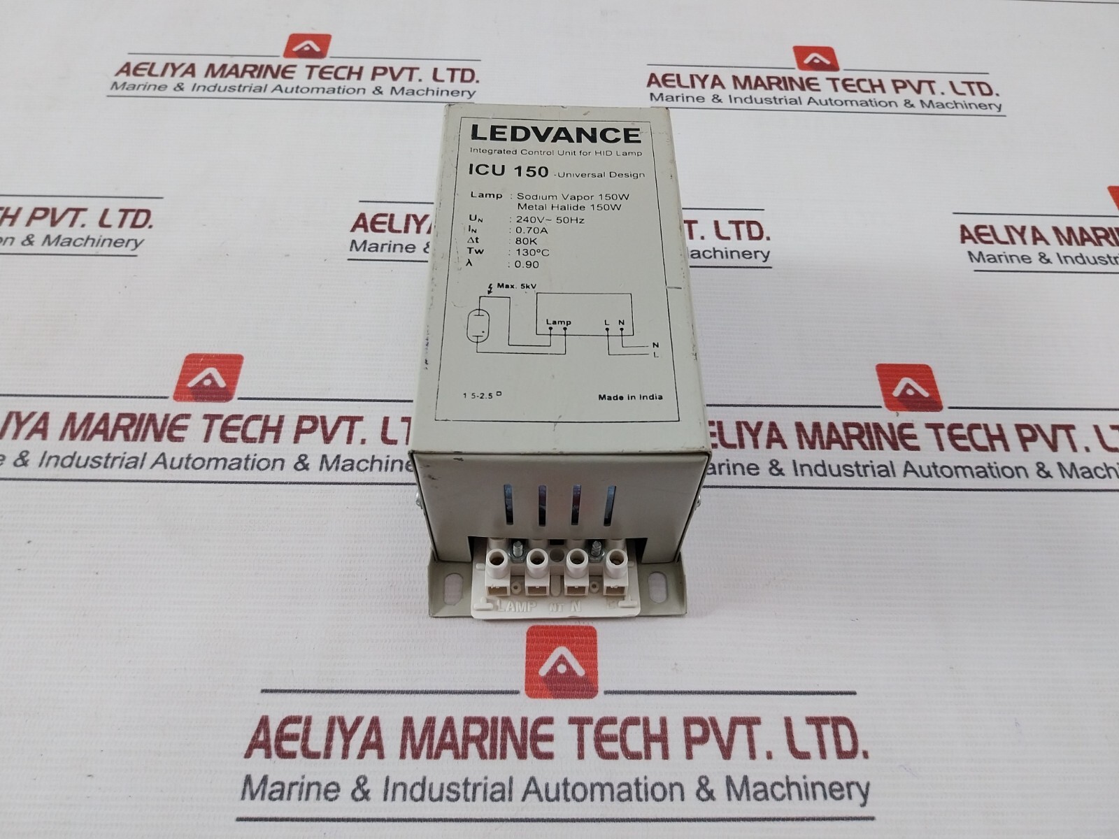Ledvance ICU 150 Integrated Control Unit For HID Lamp 240V 50HZ 0.70A 150W 5KV