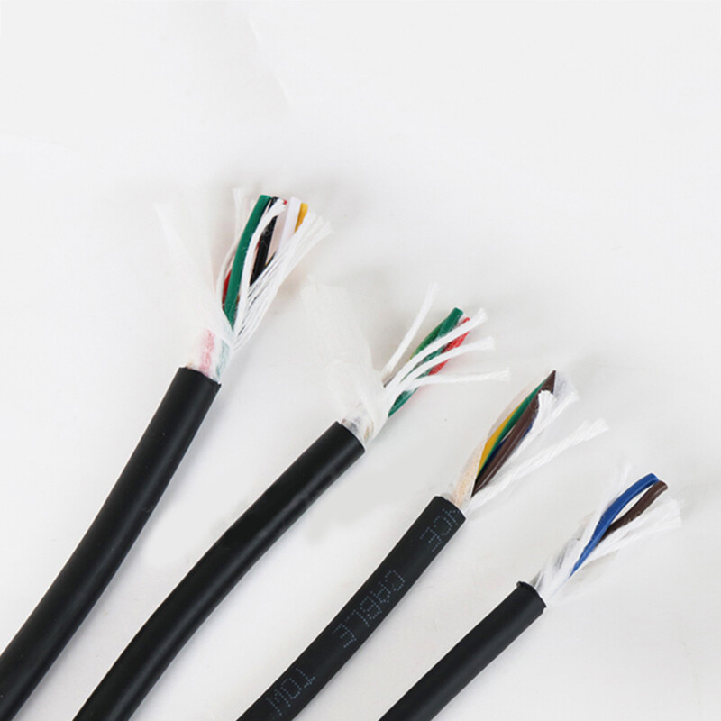 TRVV Cable Flexible Towline Cable 2/3/4/5 Core 0.2 ~1.5 mm² Signal Shielded Wire