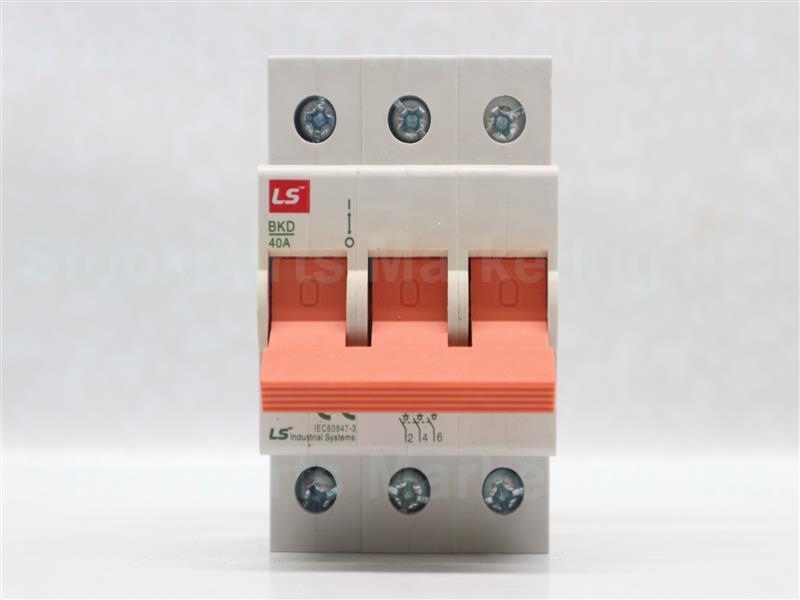 LS Industrial Systems BKD Isolator Switch Circuit Breaker 40A 3P Fast Shipping