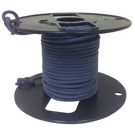 ROWE R800-1020-0-50 High-Voltage Lead Wire, HV, 20 AWG, 10kV DC, Black,