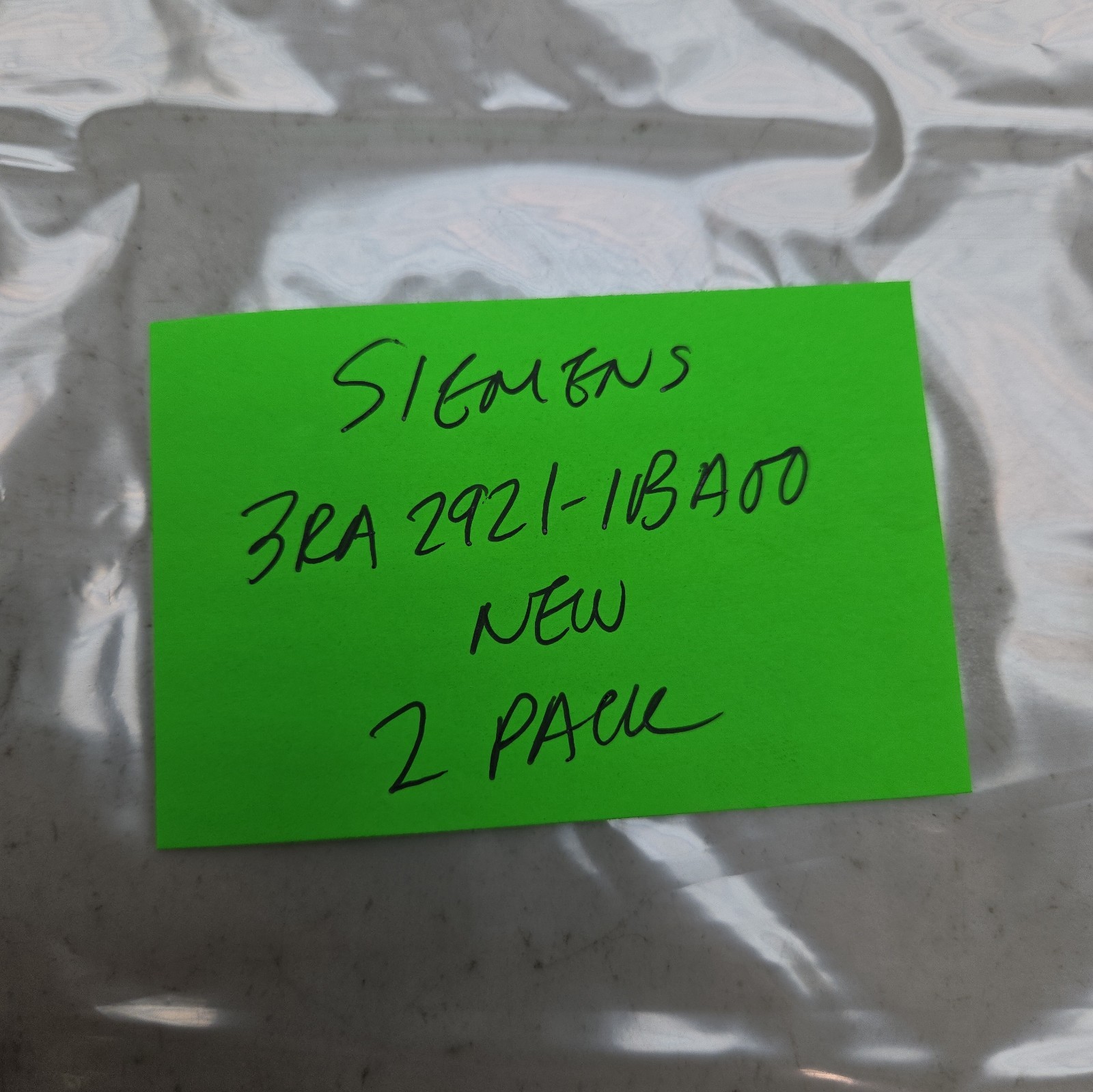 2 Pack Siemens 3RA2921-1BA00 Link Module For SO Frame New Lot of 2