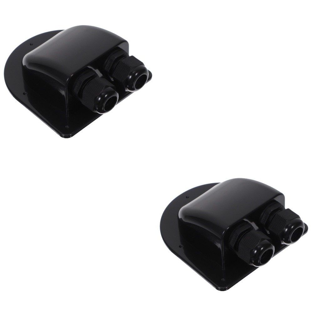2pcs Cable Gland Waterproof Cable Pass Through 2-hole Rv Gland