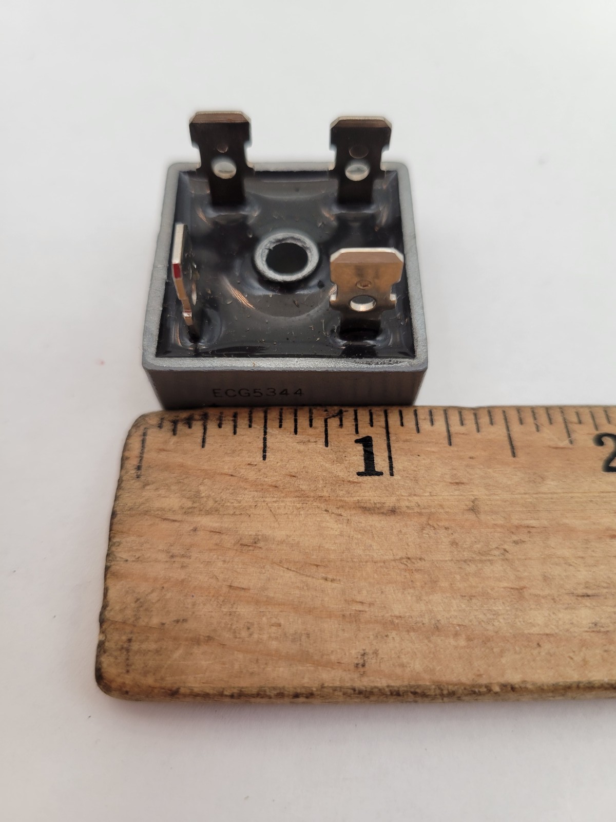 ECG ECG5344 1000V 40A 4 Prong Square Gray Plug In Electrical Bridge
