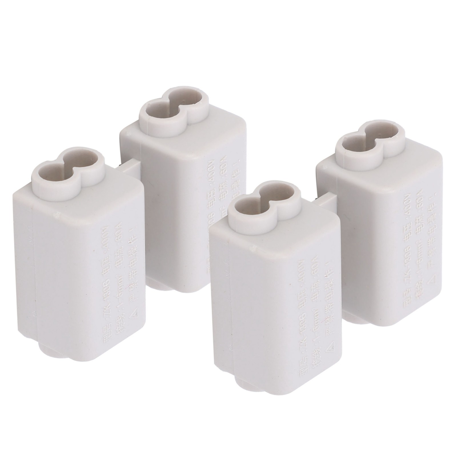 2Pcs High-Power Wiring Splitter Non-Breaking Design Main Function Terminal Block