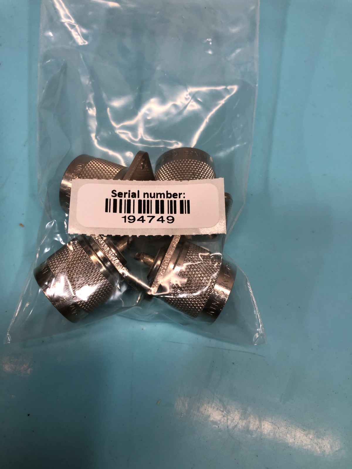 Lot of 4 KINGS KN-79-45-M06 RF CONNECTOR, 194749