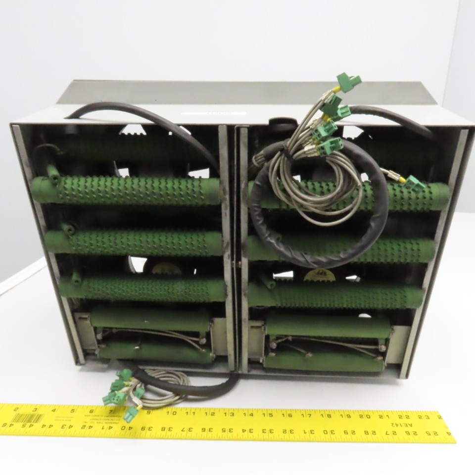 8OhmJ 16OhmJ 300V Multi Value Wire Wound Resister Bank W/ Cooling Fans