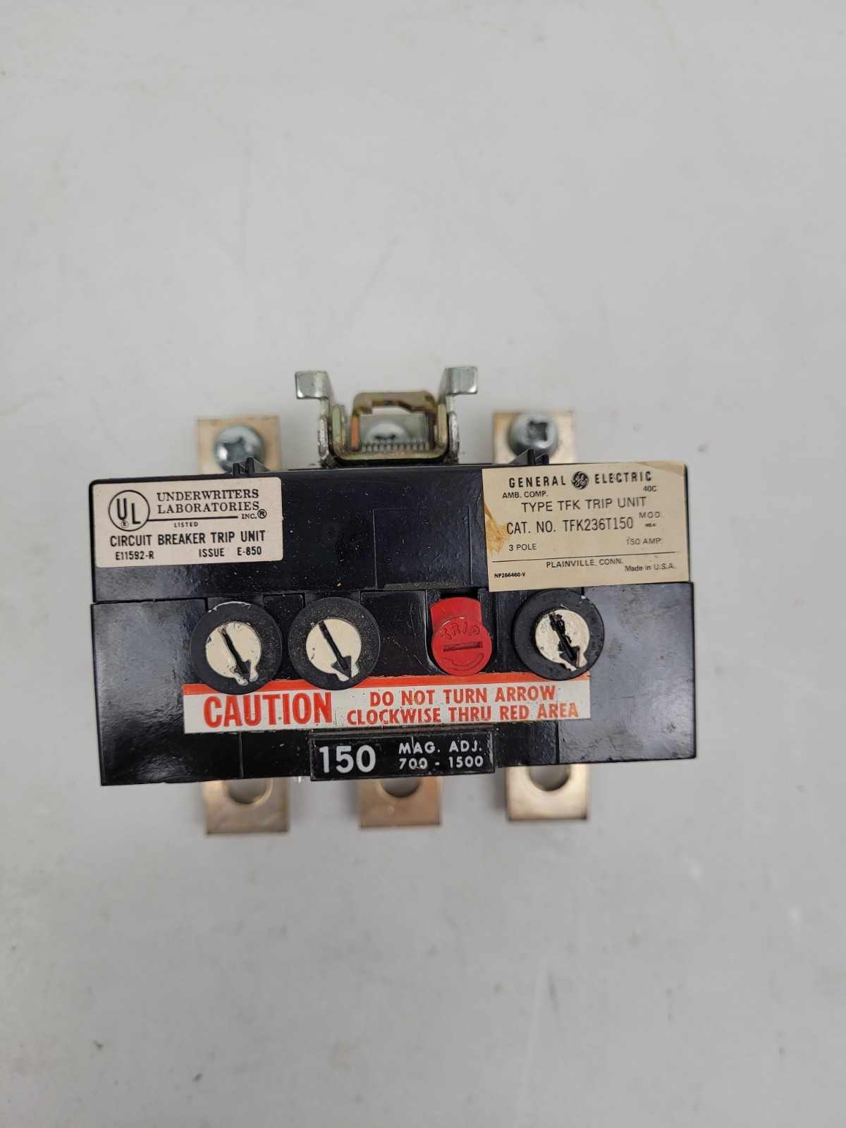 TFK236T150 GE 150 Amp Trip Unit For TFK Frame Breaker – Next Day Option