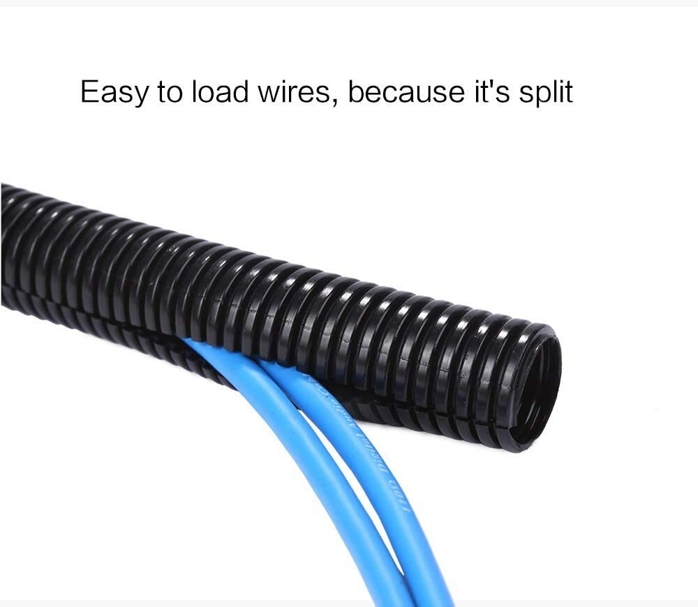 Automotive Split Cable Sleeves Flexible Wire Conduit,Wire casing 12&32Feet Lot