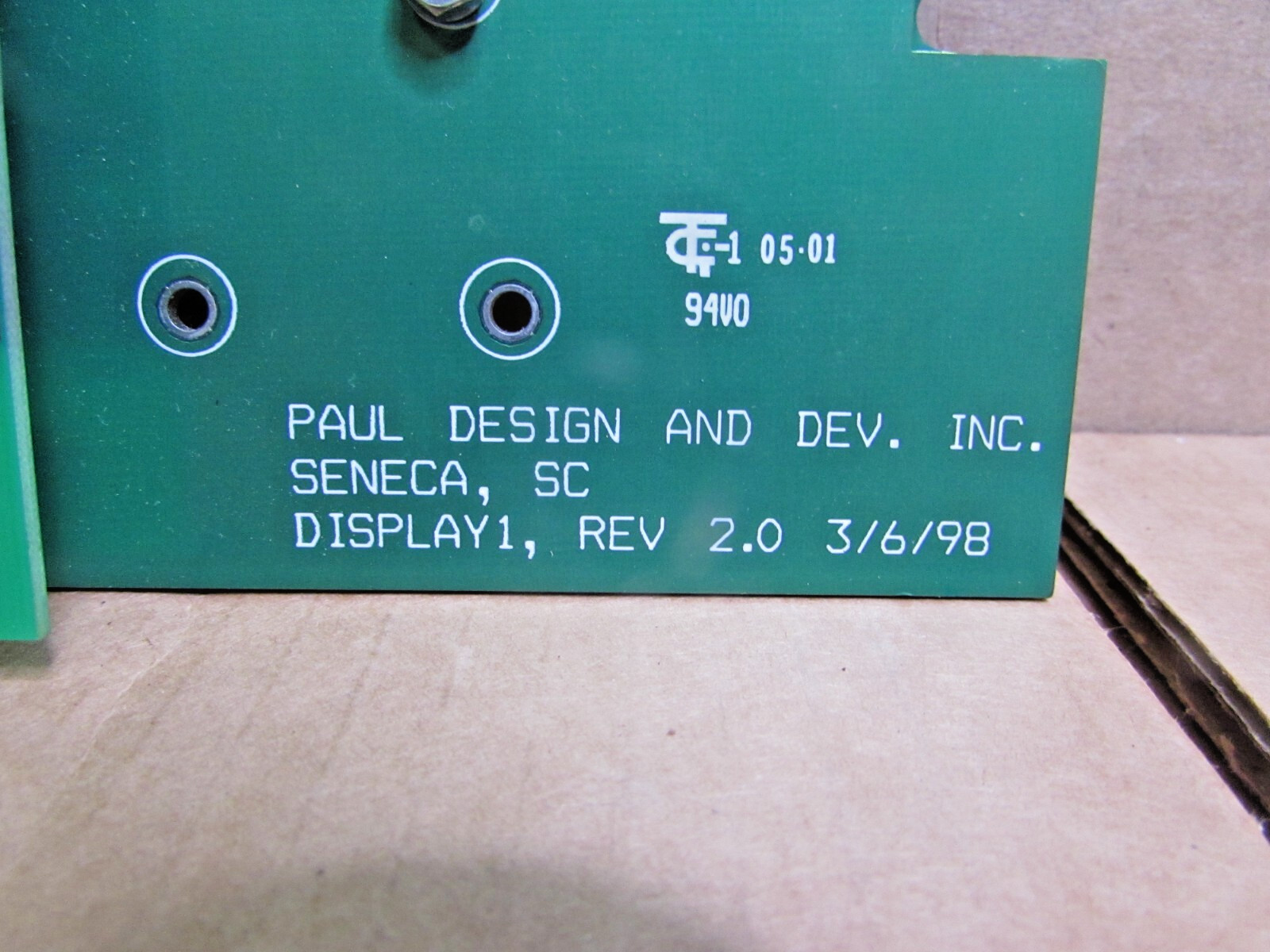 HARTNESS INTERNATIONAL, C-2042, DISPLAY CIRCUIT BOARD, NOS! MAKE OFFER!!