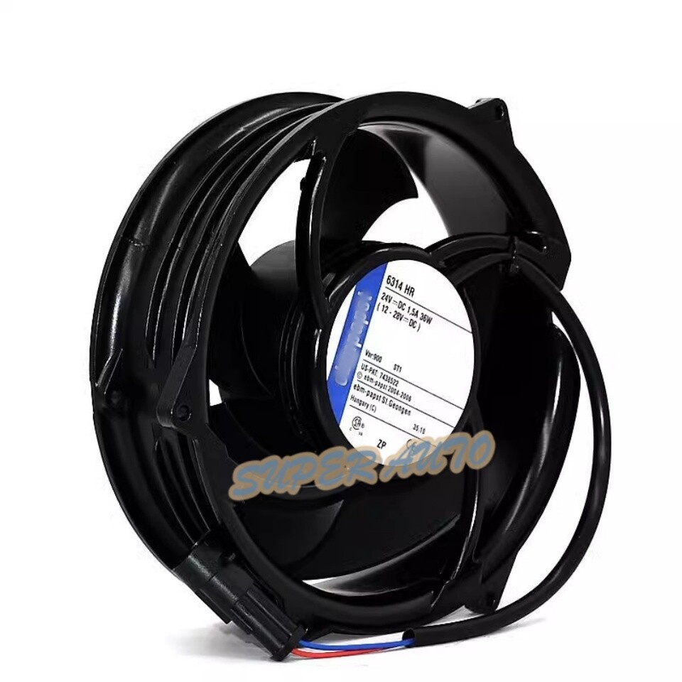 1Pcs New 6314HR 6314HR-900 Axial Fan 24VDC 36W 172*172*51MM Inverter Cooling Fan