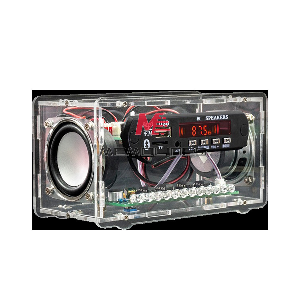 DIY Bluetooth Speaker Kit FM Radio DIY Electronic Kit Soldering Practice Project