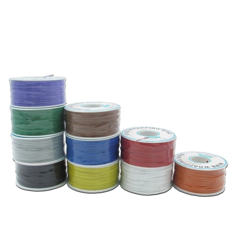 250m 30AWG Insulated Single Core Copper PCB Kynar Wrapping Wire OK Breadboard