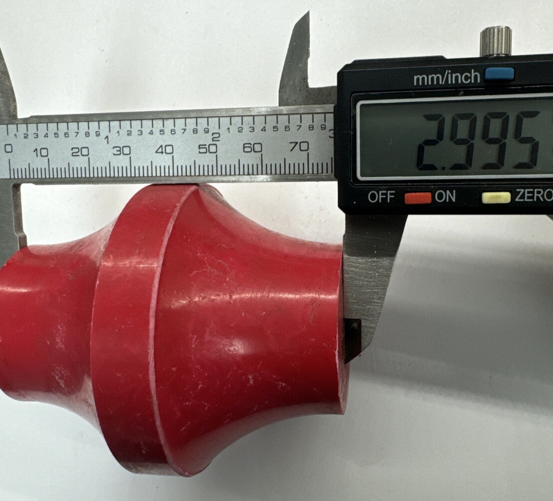 B-Line Stand-Off Isolator 3/8″-16 Threaded Red Glastic Buss Bar 3″X2.5″Insulator