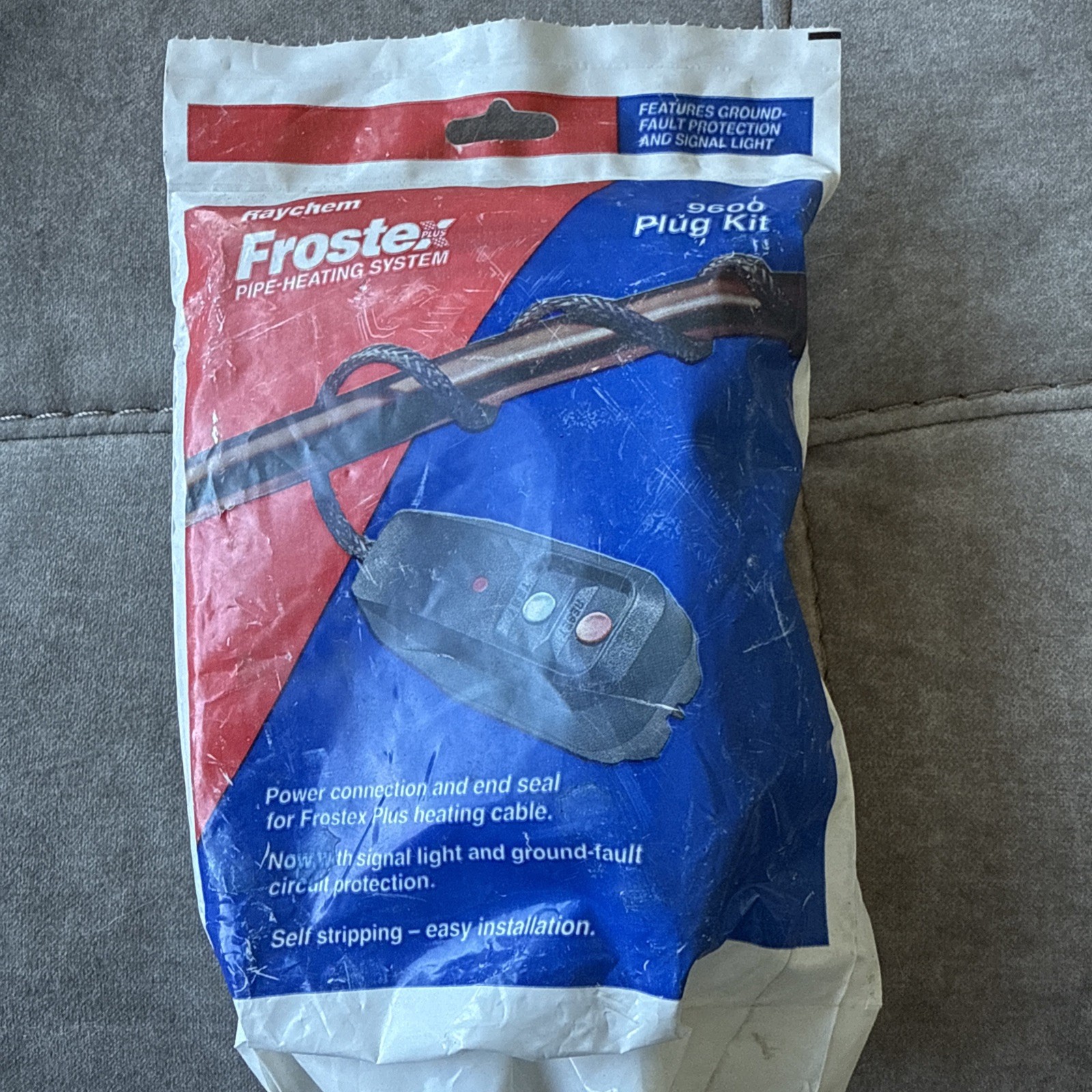 New Raychem Frostex pipe Heating System 9600 Plug Kit, Cable, Power Connection