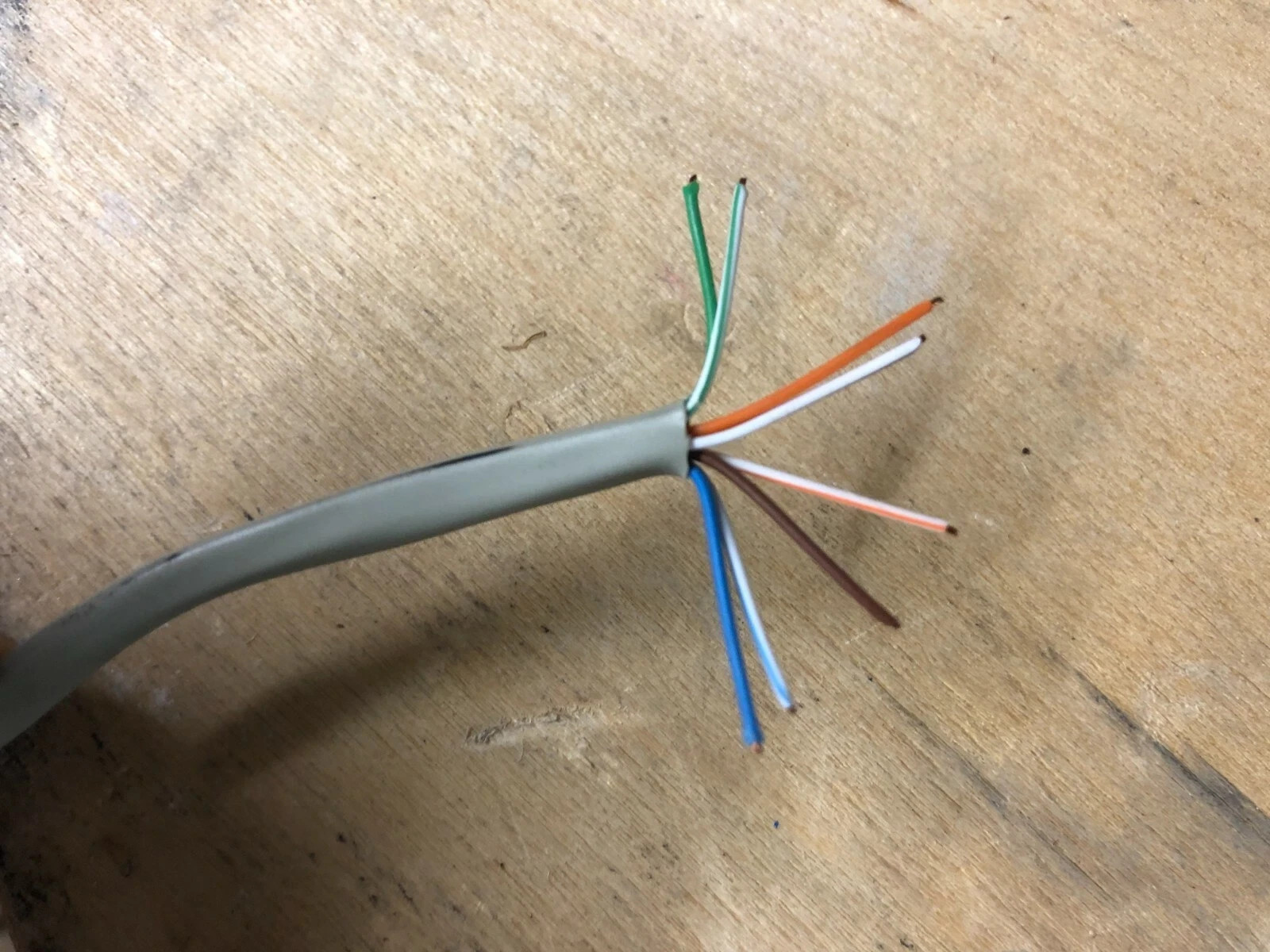 50′ Superior Essex 4 Pair 24 AWG Cat 3 Wire Cable
