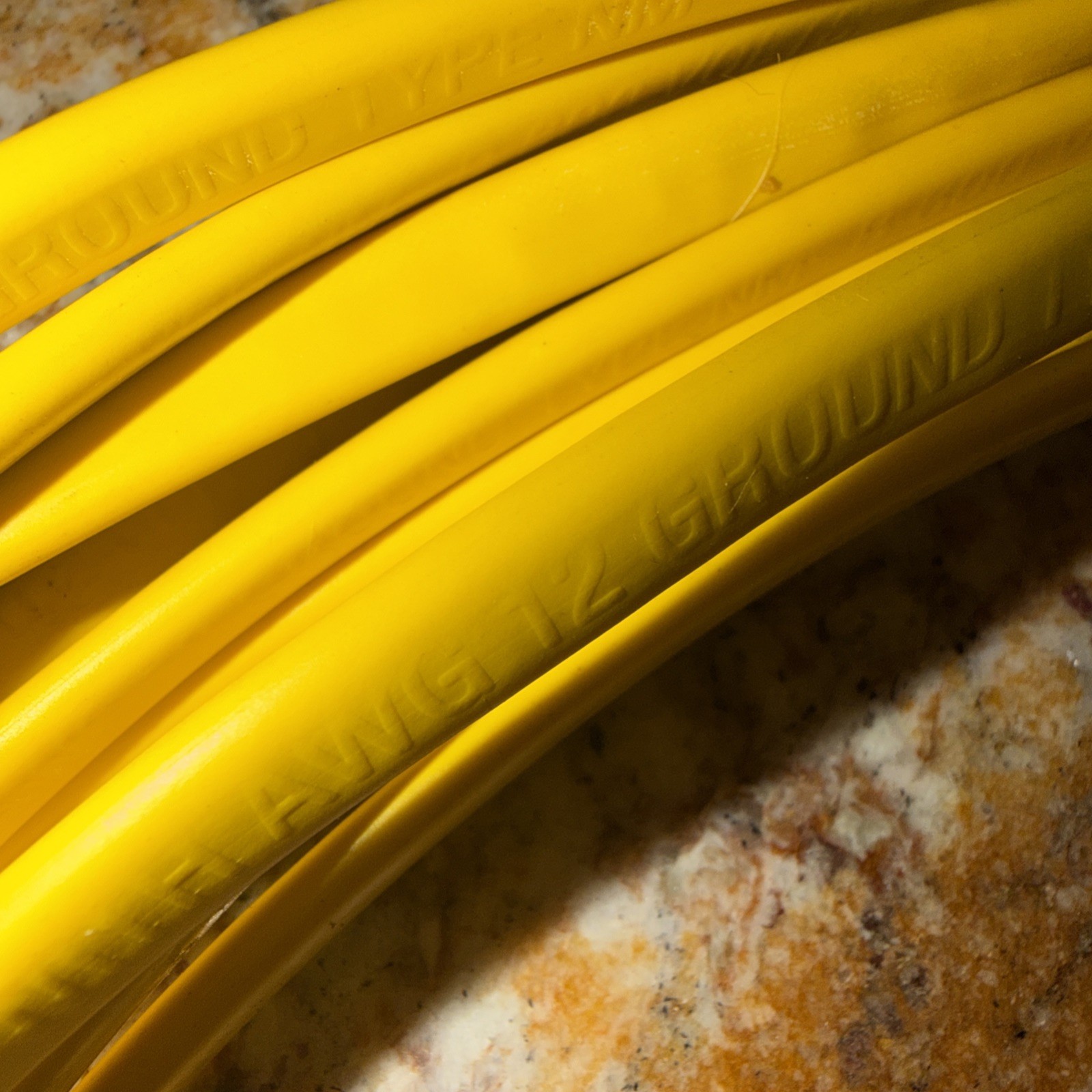 Yellow Romex Simpull Indoor Wire Copper Type NM-B Ground 50 Feet 600 Volt