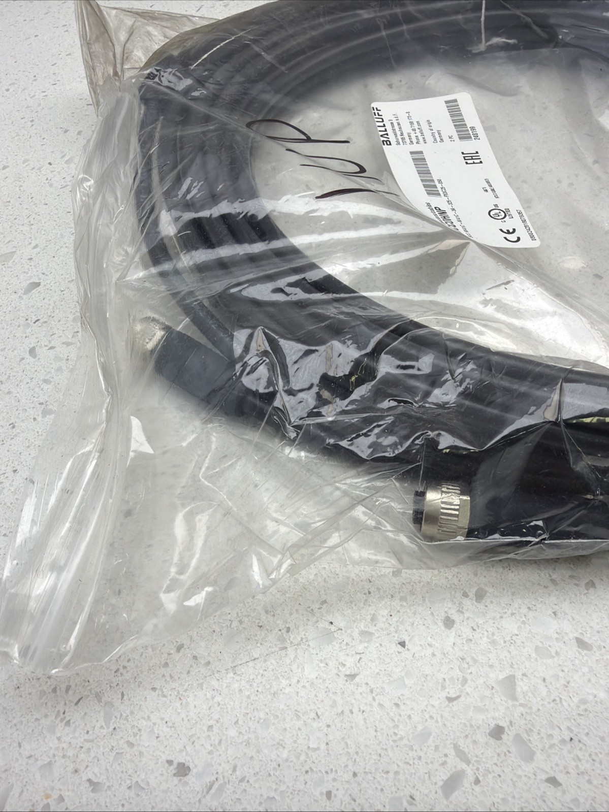BALLUFF BCC0HNP, DOUBLE ENDED CORDSET, NEW* #328747