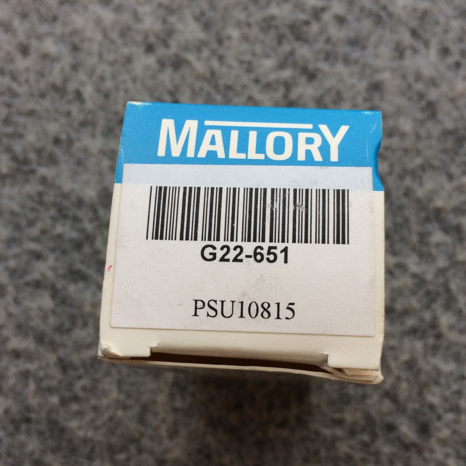 BRAND NEW Mallory PSU10815 Capacitor, 110/125V VAC 108-130 MFD NEW Surplus