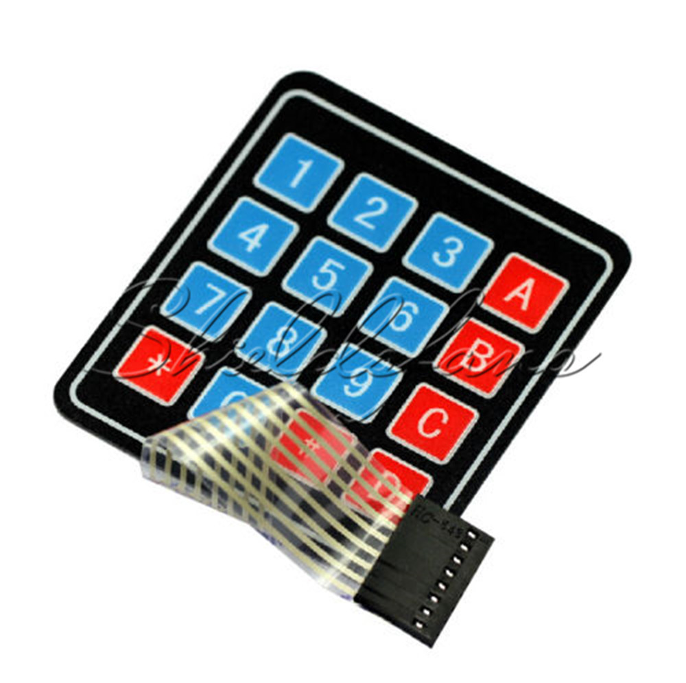 4 x 4 Matrix Array 16 Key Membrane Switch Keypad Keyboard for Arduino/AVR/PI​C