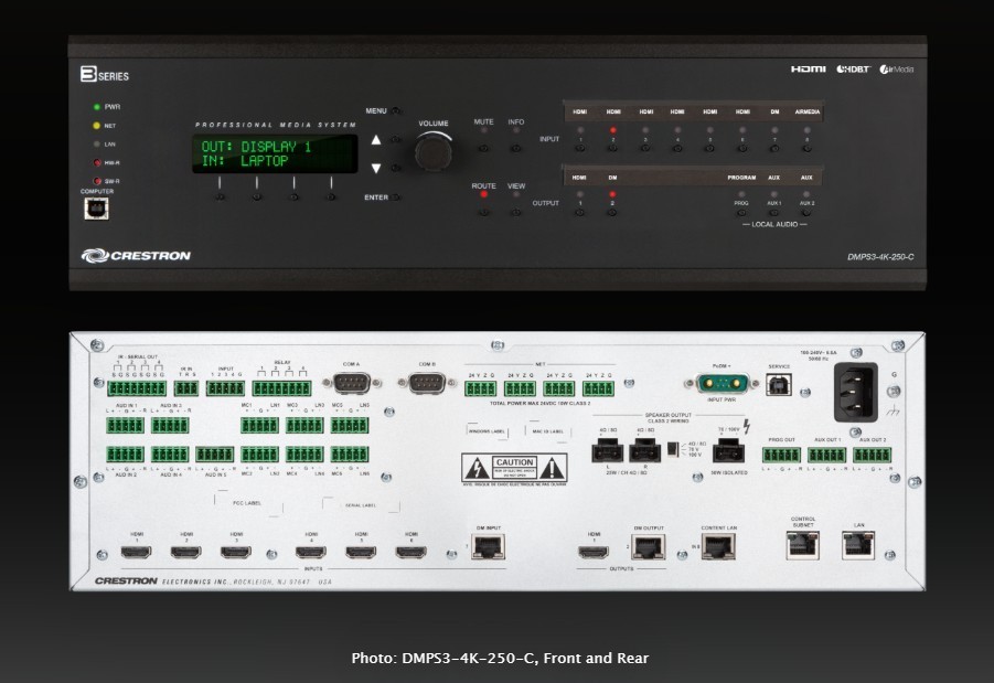 Crestron DMPS3-4K-250-C DigitalMedia Presentation System NIB