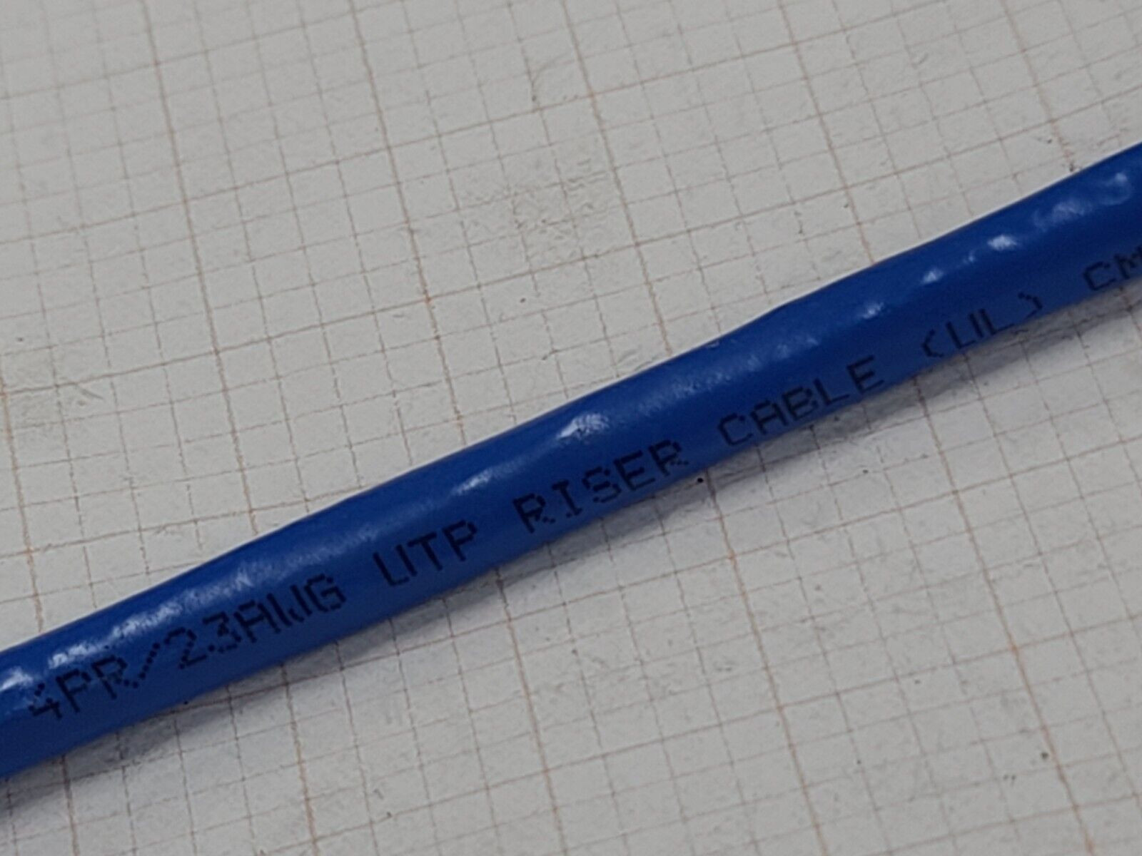 General Cable 7143800 23/4P GenSPEED 10 UTP Cat6A 10GX 10G Riser Blue /50ft