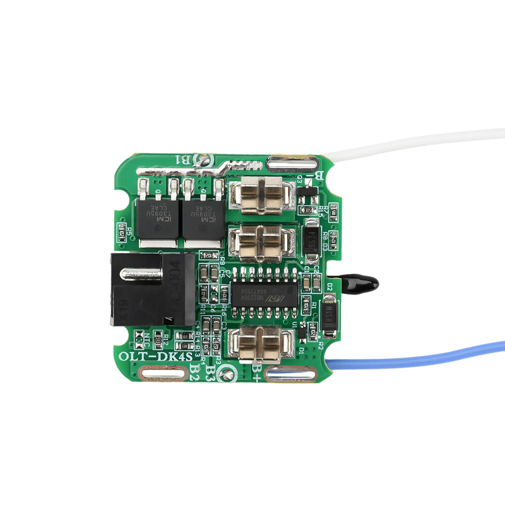4S 16.8V 30A 18650 Li-ion Battery Protection Board BMS Dual MOS for Power Tools