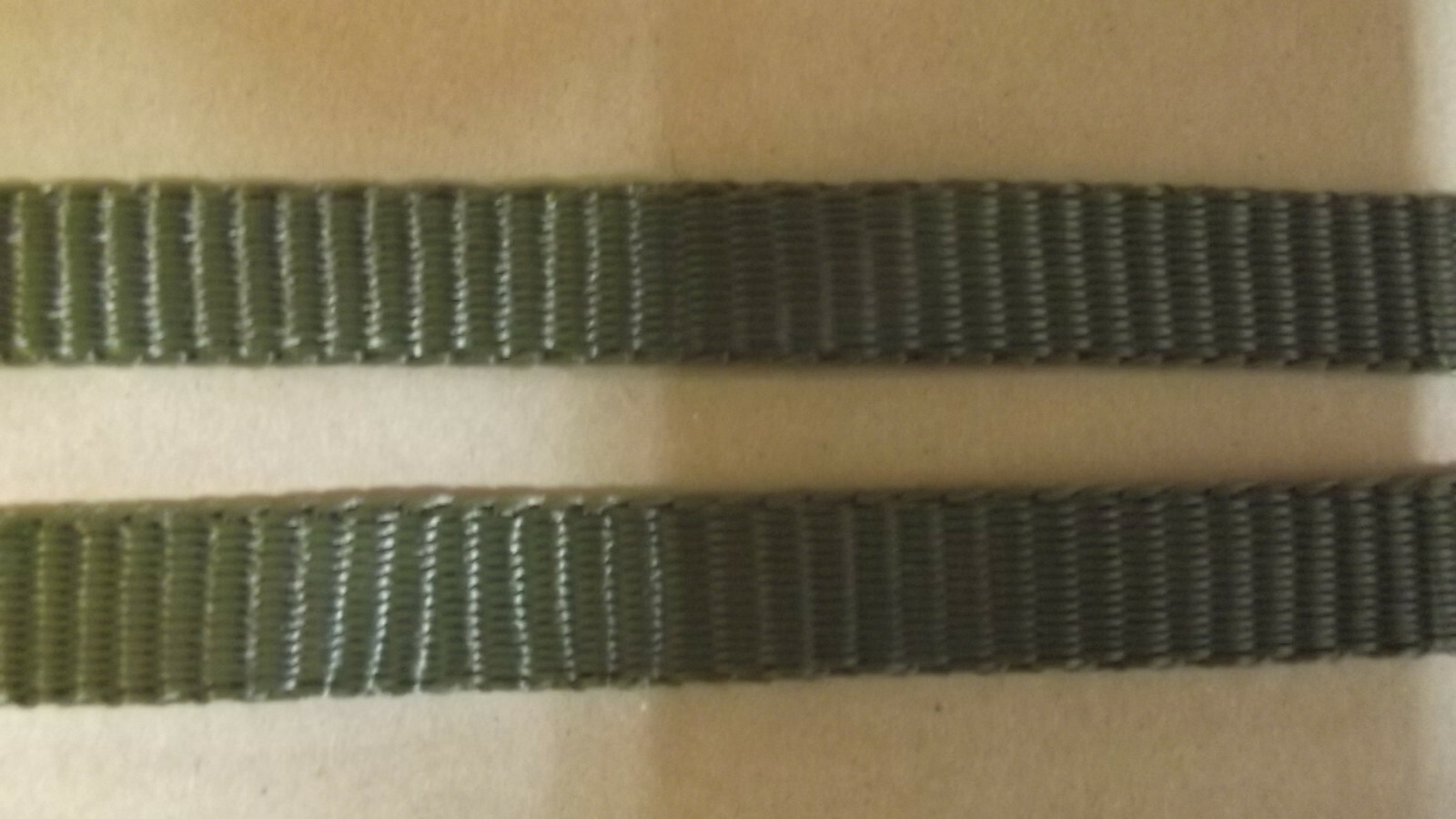 5/8″ x 500′ 1800# tensile polyester pull tape, mule tape, webbing, Green, USA