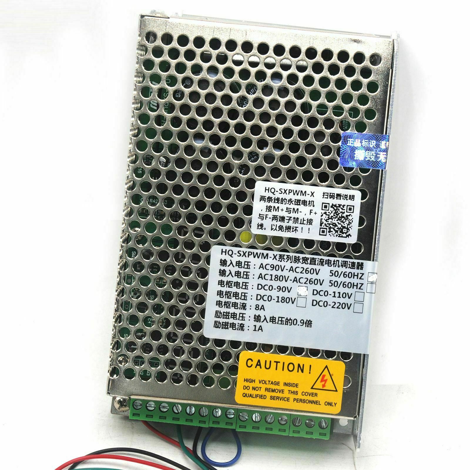 AC90V-260V Input DC90V 110V 180V 220V Output 8A PWM Motor Speed Controller Drive