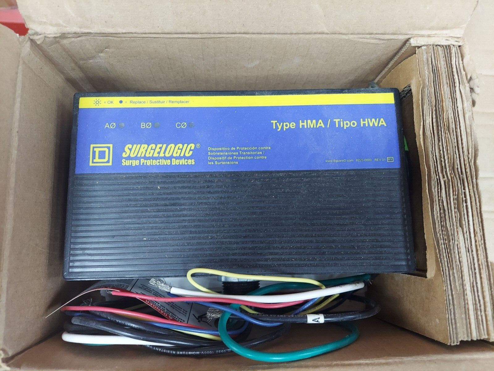 Square D TVS2HWA80X Surge Protective Device