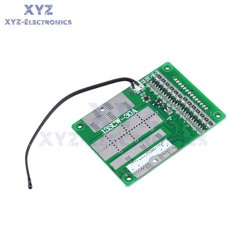 13S 48V 20A 30A Same Port Battery Protection Board for 18650 Li-ion Battery