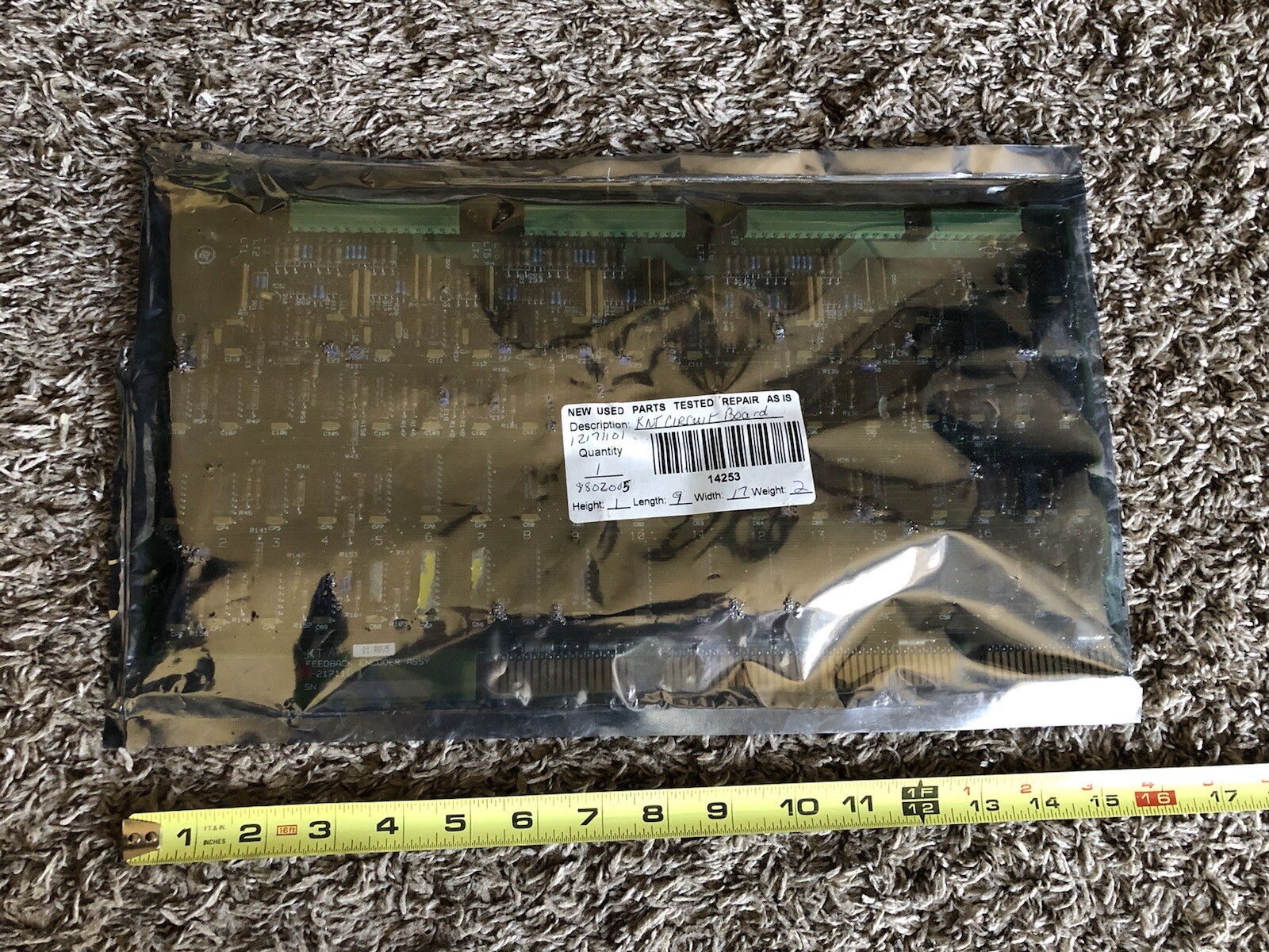 KNT Circuit Board 12171101 Used Untested Sold As Is