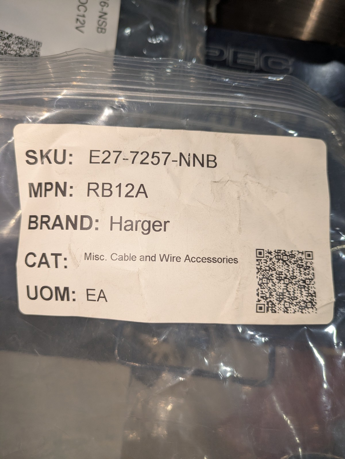 HARGER RB12A CABLE AND WIRE ACCESSORIES