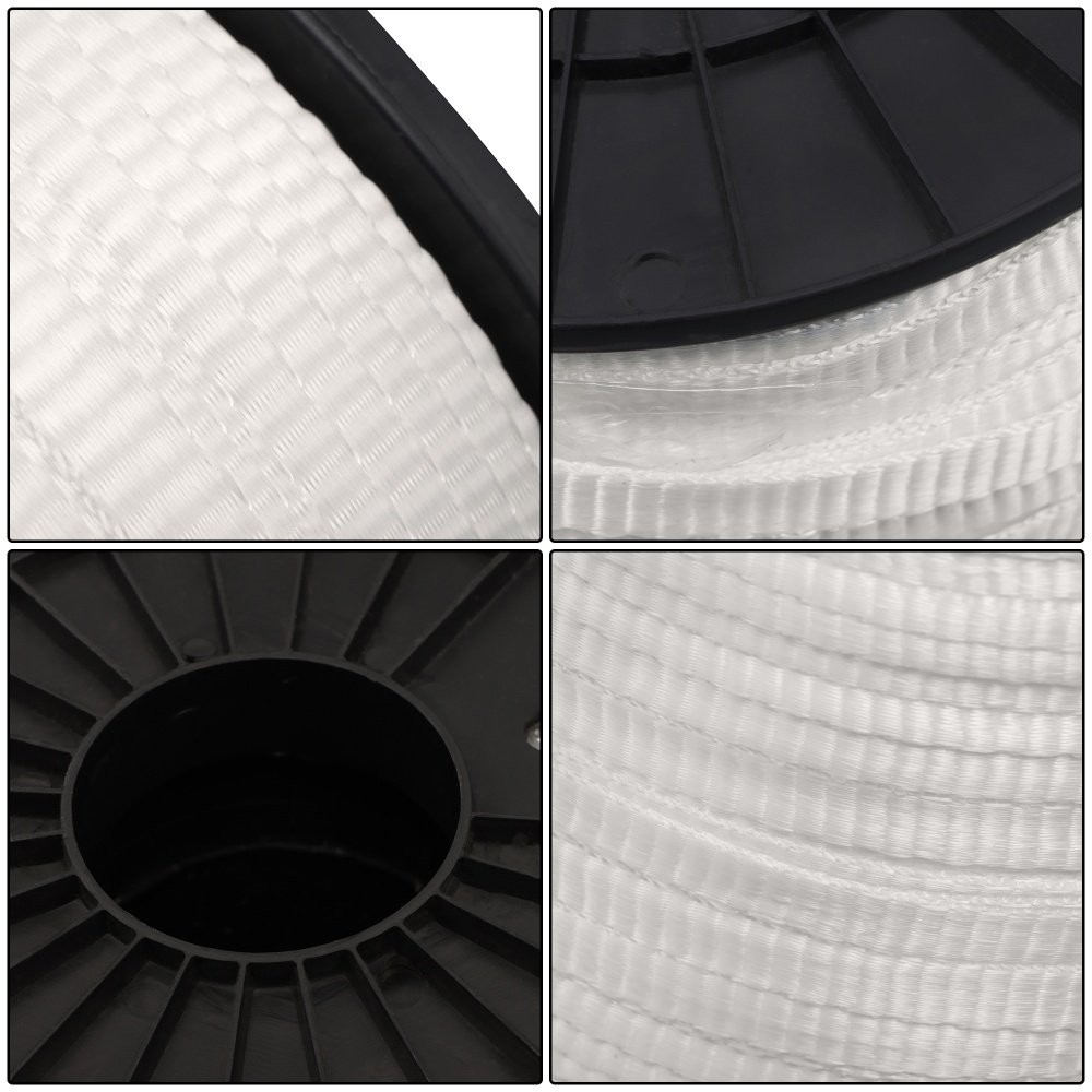 Polyester Pull Tape 5/8″ x 1000′ Mule Tape Flat Rope 1800 lbf Tensile Capacity