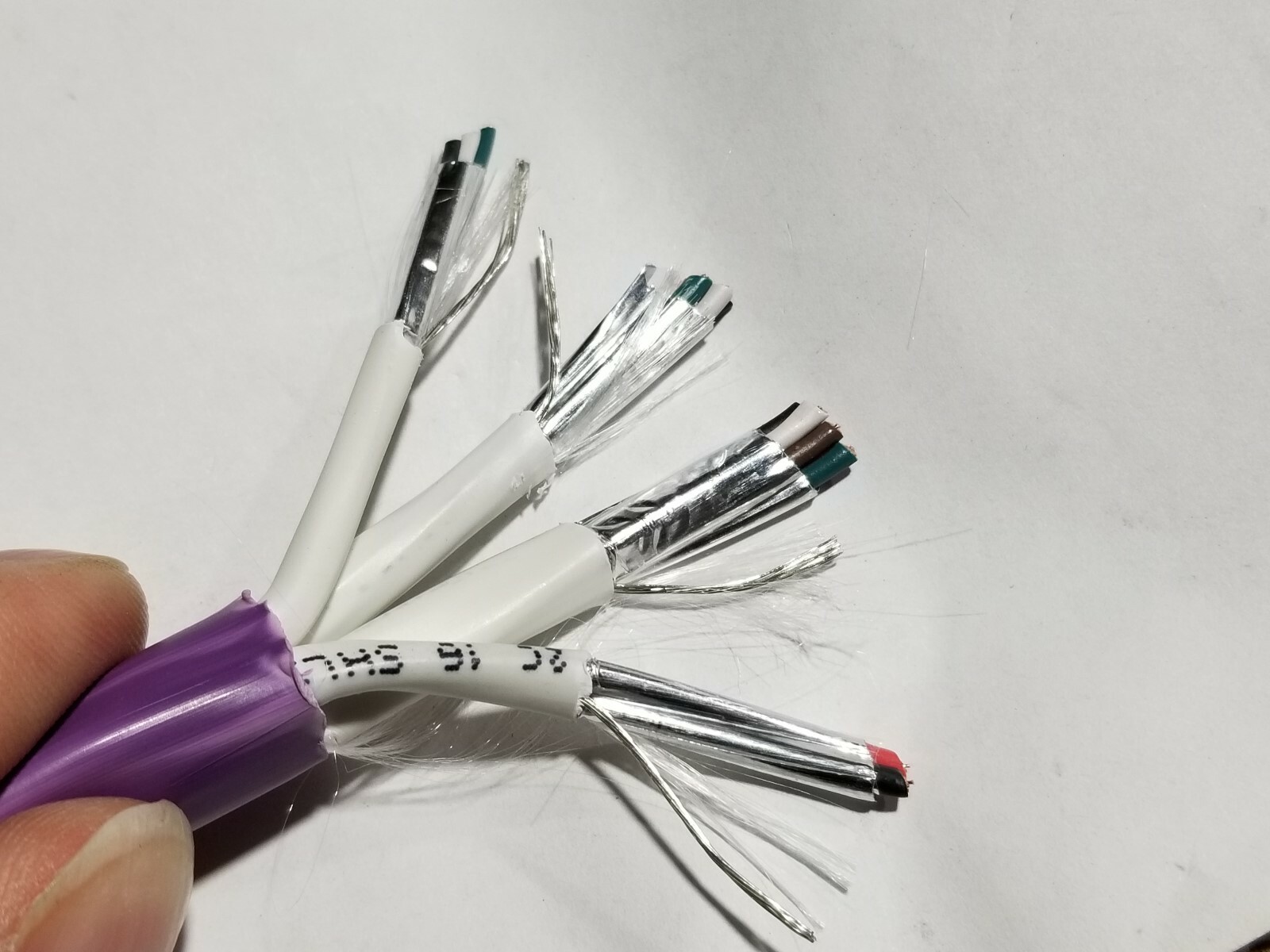 Southwire/Tappan 18/6C+18/4C+16/2C+22/4C Plenum Access Control Cable Purple/50ft