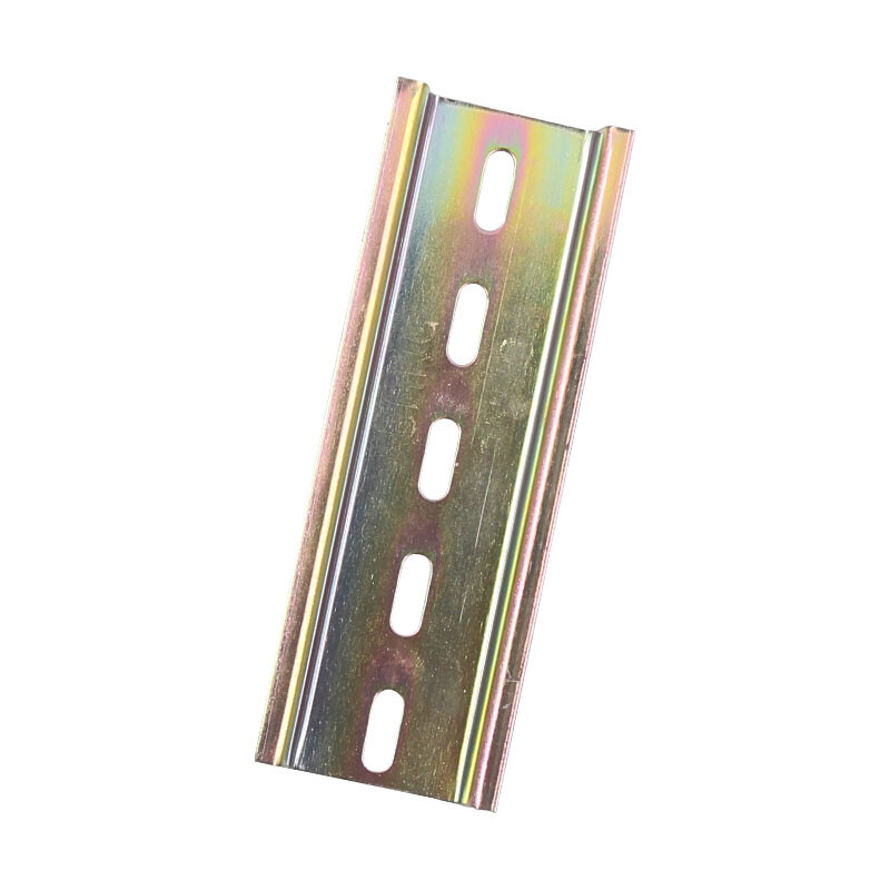 35mm DIN Rail Slotted Top Hat Slotted Zinc Plated 85-380mm For Circuit Breaker