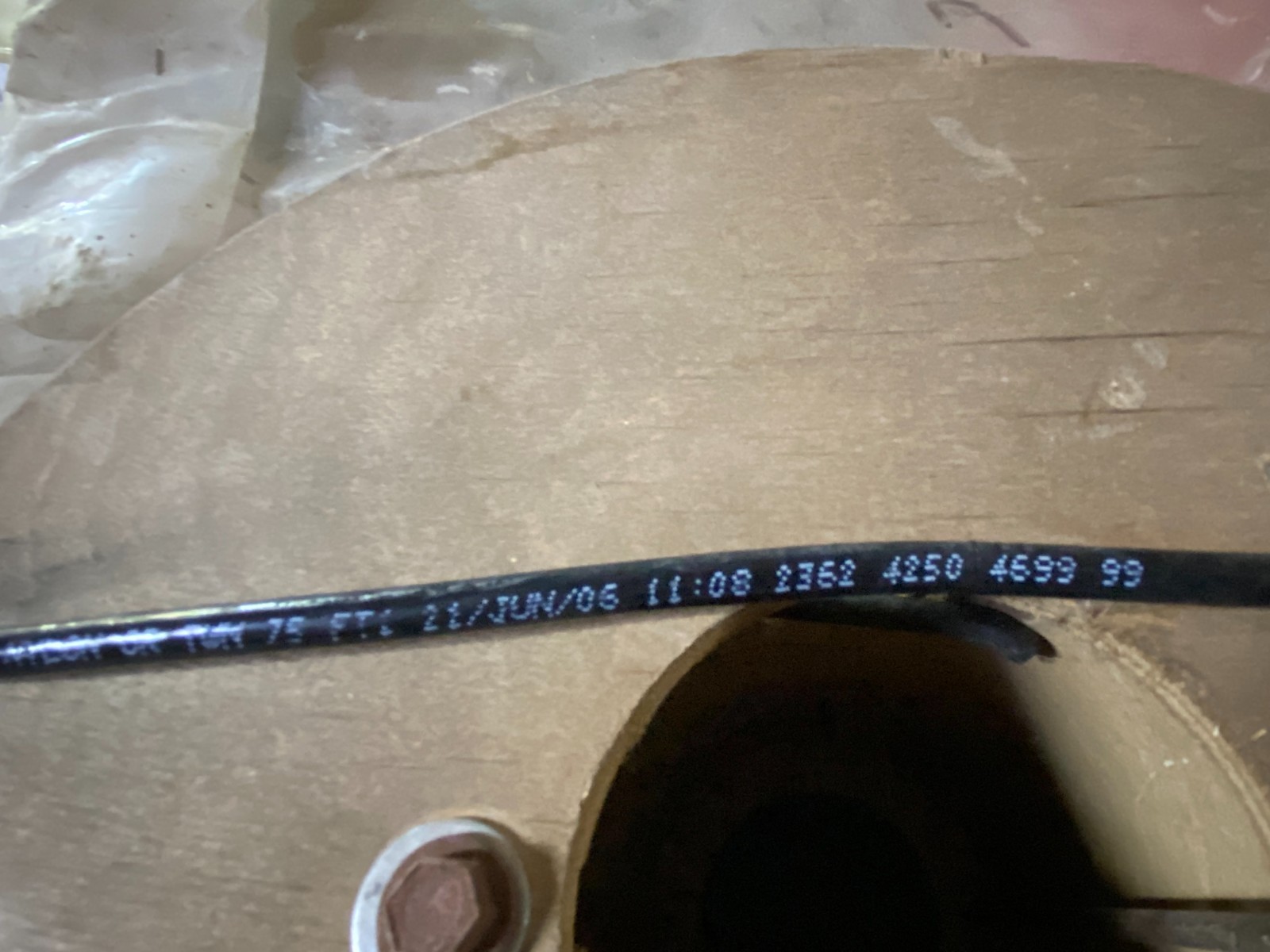 Over 50 feet 6 Gauge AWG THHN Black Stranded Copper Wire 50′ Length Remnant
