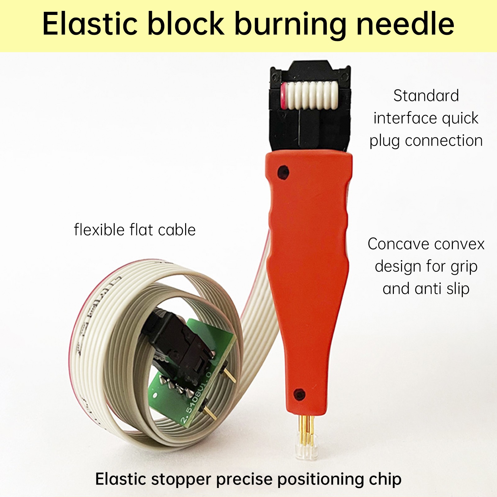 TSSOP8/MSOP8 Chip Burn Test Probe Micro Chip Spring Pin Car Connection Cable#