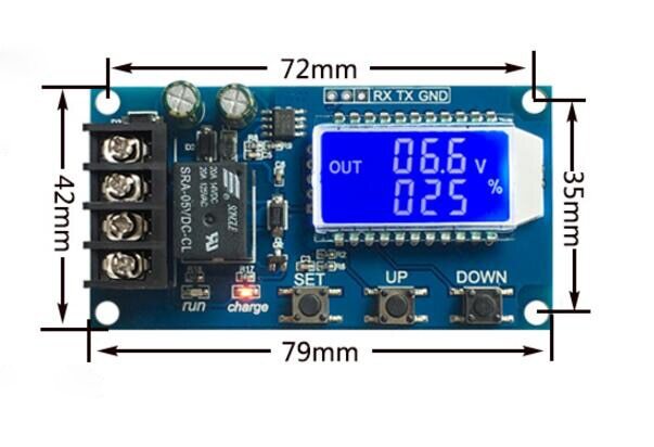 6-60v 30A 10A Lead-acid Solar Battery Charge Controller Protection Board charger