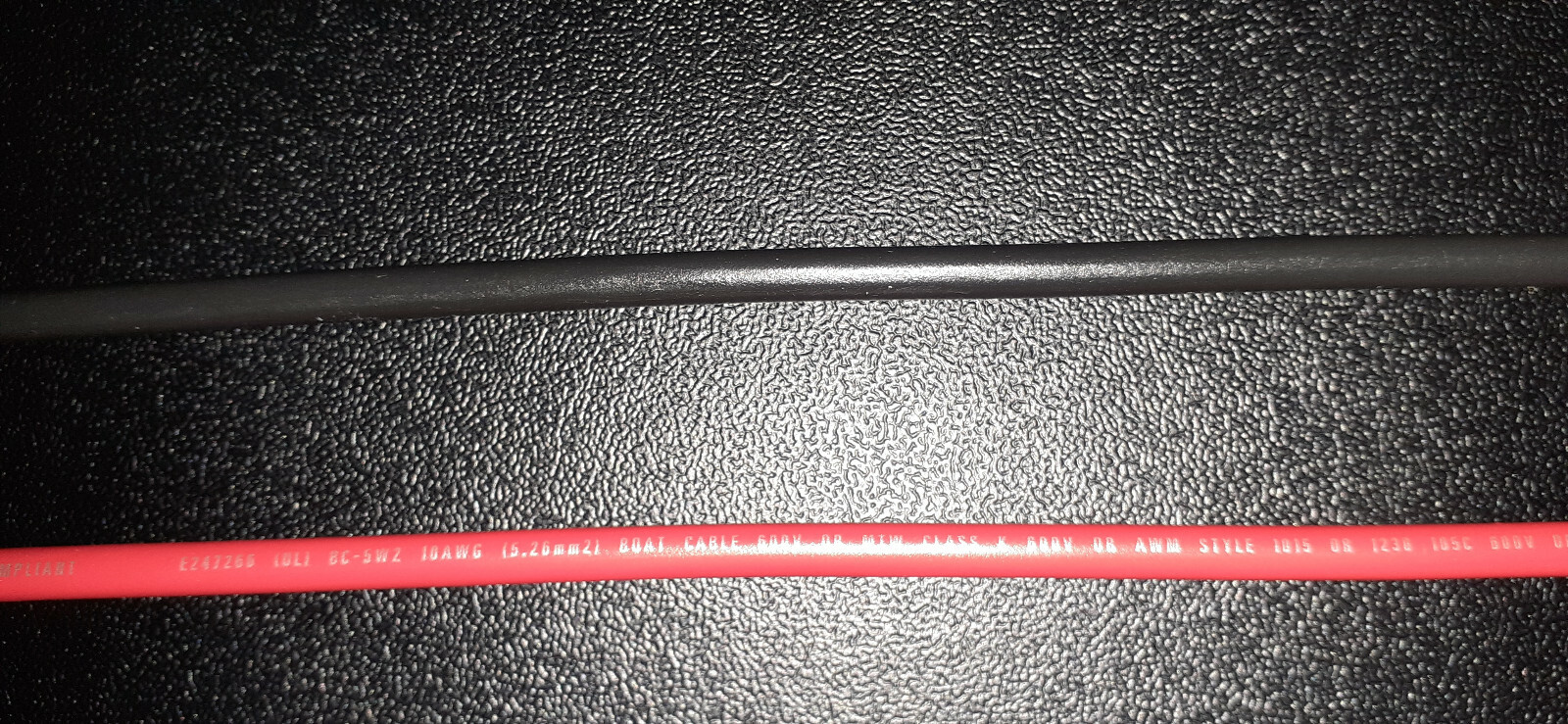 10 AWG Gauge Stranded Hook Up Wire 2 colors 3, 5, 10, 15, 25, 50 ft UL1015 600v
