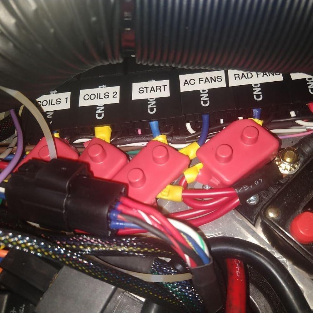 Disyuntor de reinicio automático de 12V CC a 24V con perno prisionero automoción