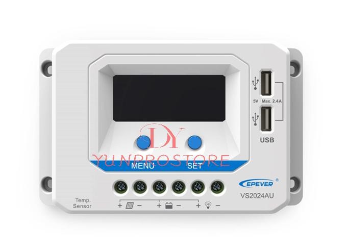 Solar Charge Controller VS2024AU 20A 12V 24V Brand New