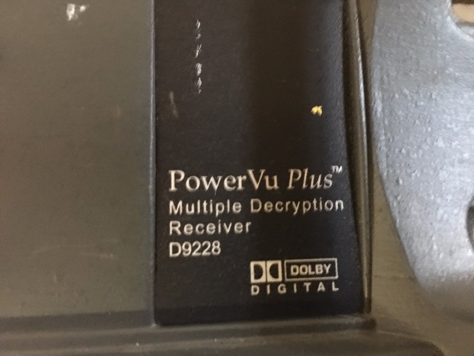 SCIENTIFIC ATLANTA D9228 POWERVU PLUS MULTIPLE DECRYPTION RECEIVER