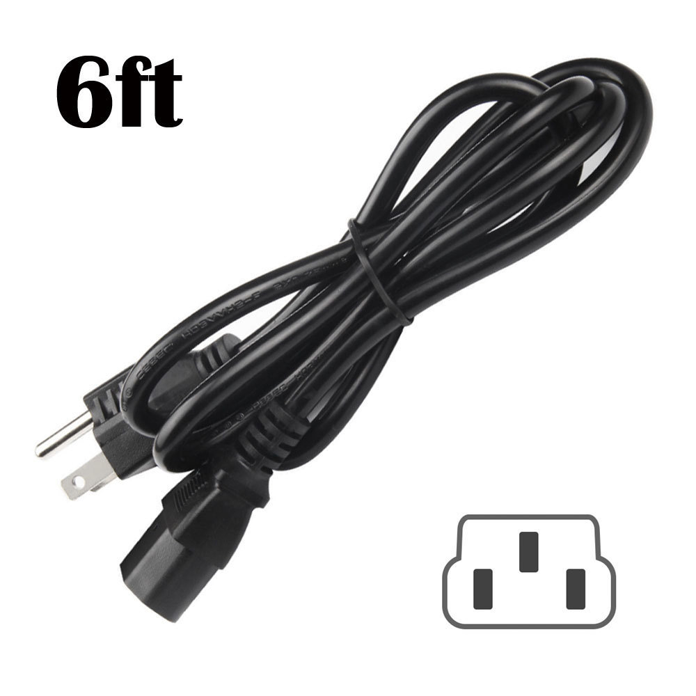 6ft AC Power Cord Cable Lead for BowFlex Treadclimber TC5000 TC5300 TC5500